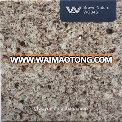 multi-color artificial quartz stone slab/countertop/vanity top/tile (WG346)