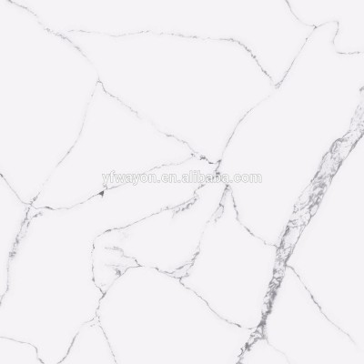 White Calacatta Quartz Slab for Kitchen Quartz Countertop