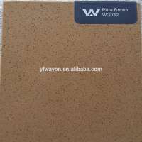 Welcomed Brown Engineered Quartz Stone Slab for kitchen countertop and coffer table top