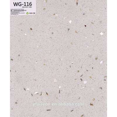 Shell White(WG116)QUARTZ STONE WHITE MARBLE,ARTIFICIAL STONE SLABS,ENGINEER STONE KITCHEN TOPS